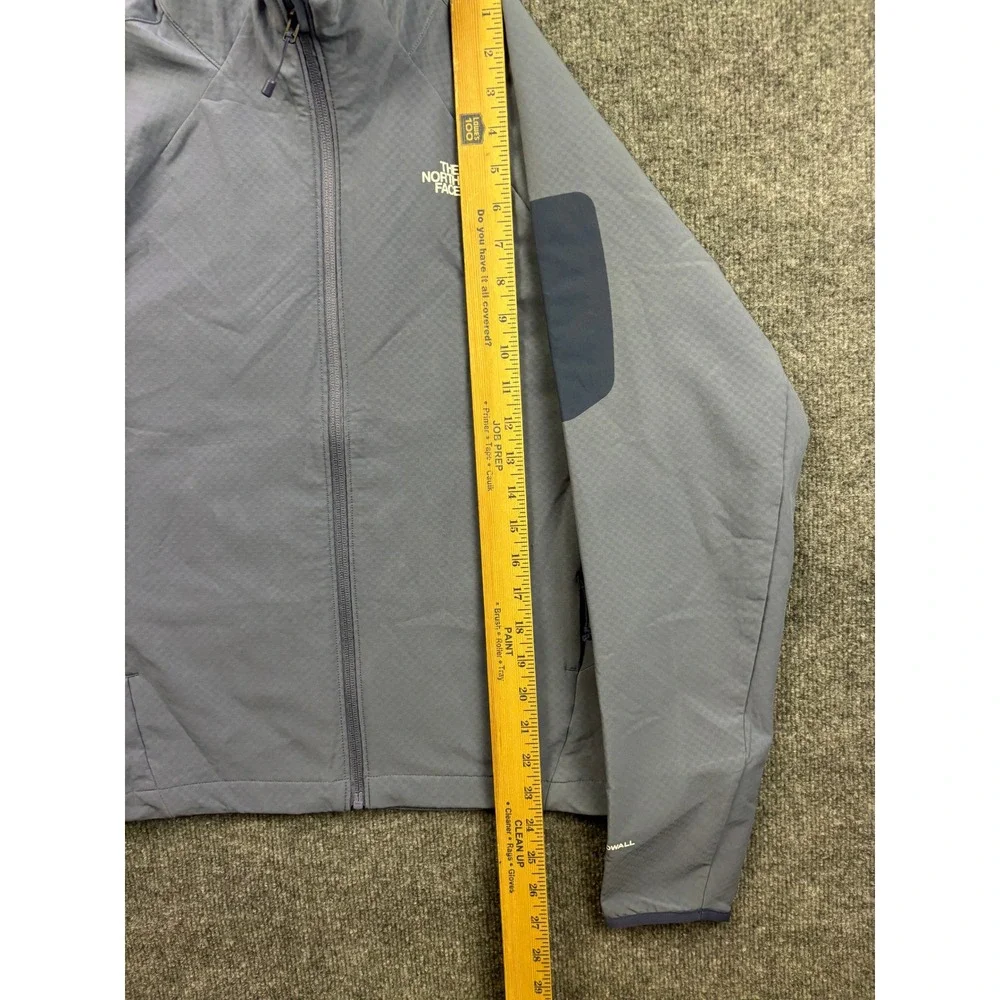 The North Face WindWall Jacket Womens Size M Blue Grey Full Zip Softshell